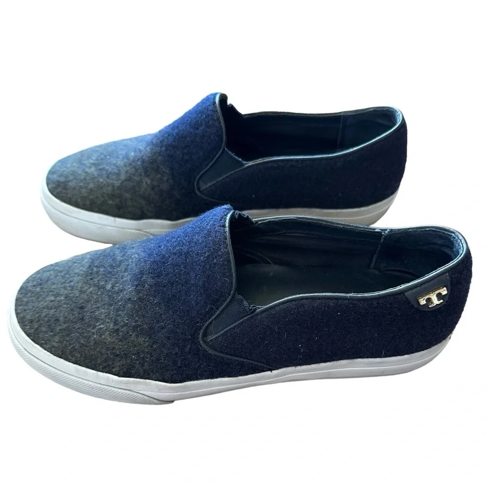 Tory Burch Rudi Stardust Blue Green Ombré Women’s Sneakers Size 6.5
